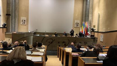 Panoramica della sala