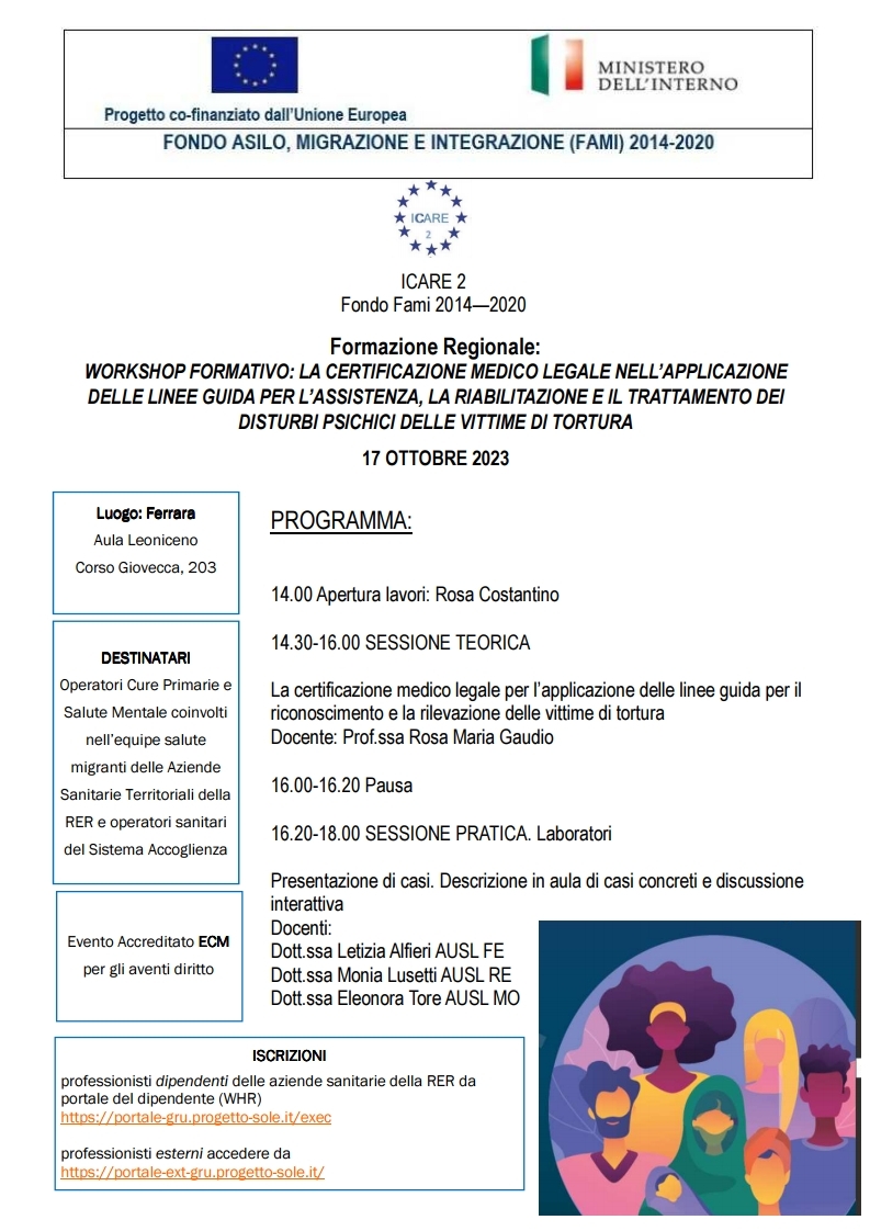 Icare 2 - Formazione a cascata Emilia Romagna 21 settembre