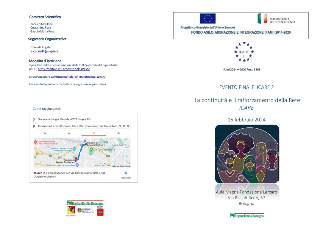 Icare 2 - Formazione a cascata Emilia Romagna 23 novembre